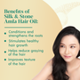 Silk & Stone 100% Natural Amla (Indian gooseberry) Hair Oil. Benefits